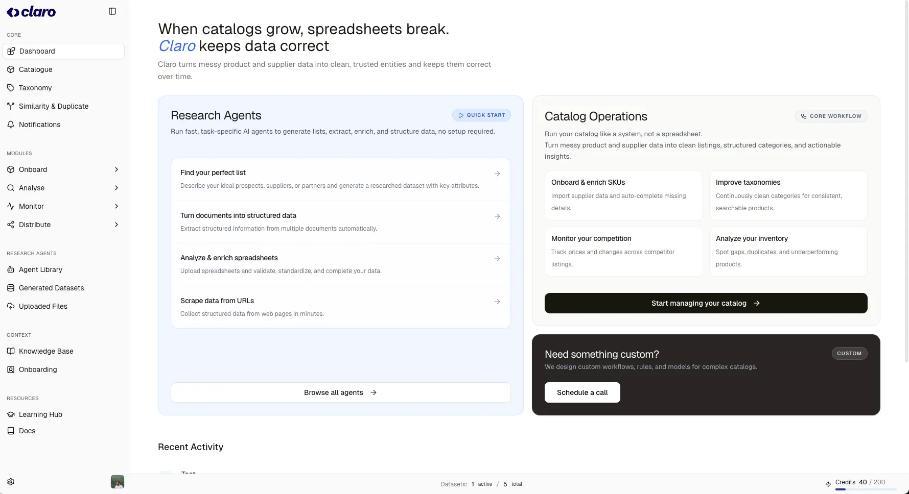 Claro - Research Agents gallery image