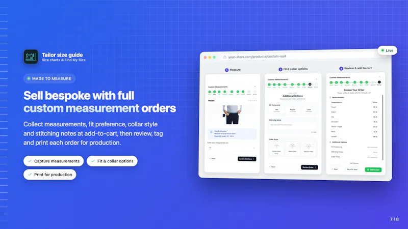 Size Chart & Size Recommender  screenshot 3