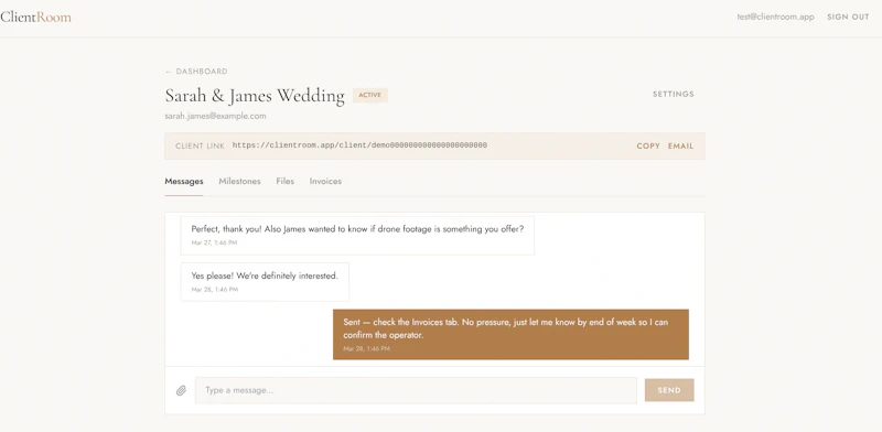 ClientRoom screenshot 3