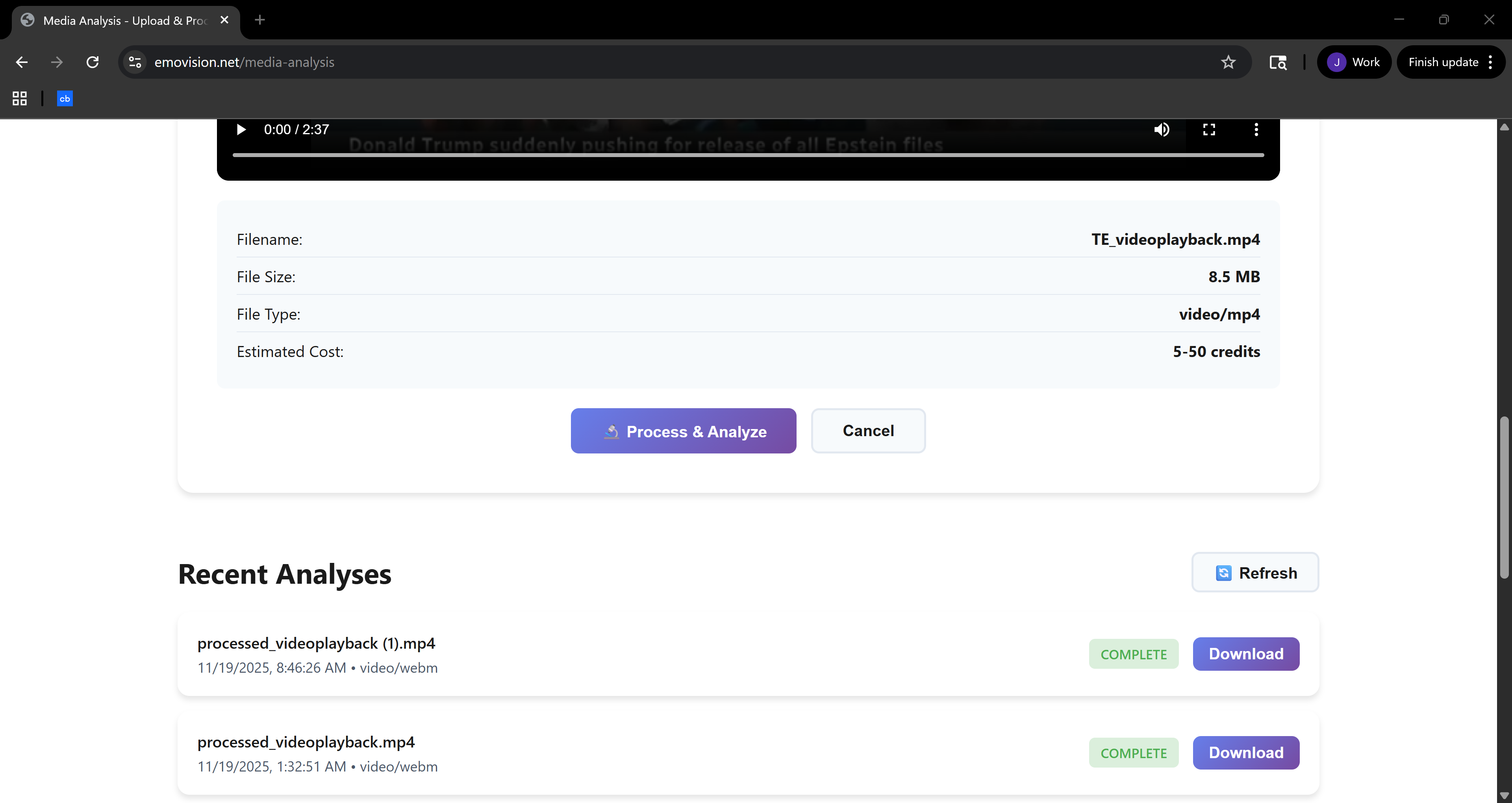 EmoVision - Screenshot 5 showing product features and functionality