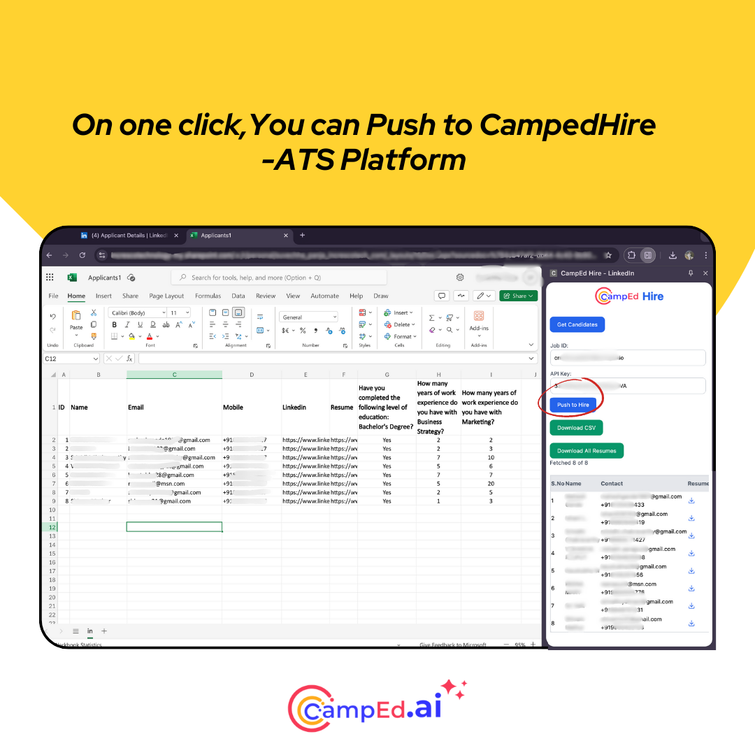 CampEd Hire - LinkedIn Chrome Extension media 6