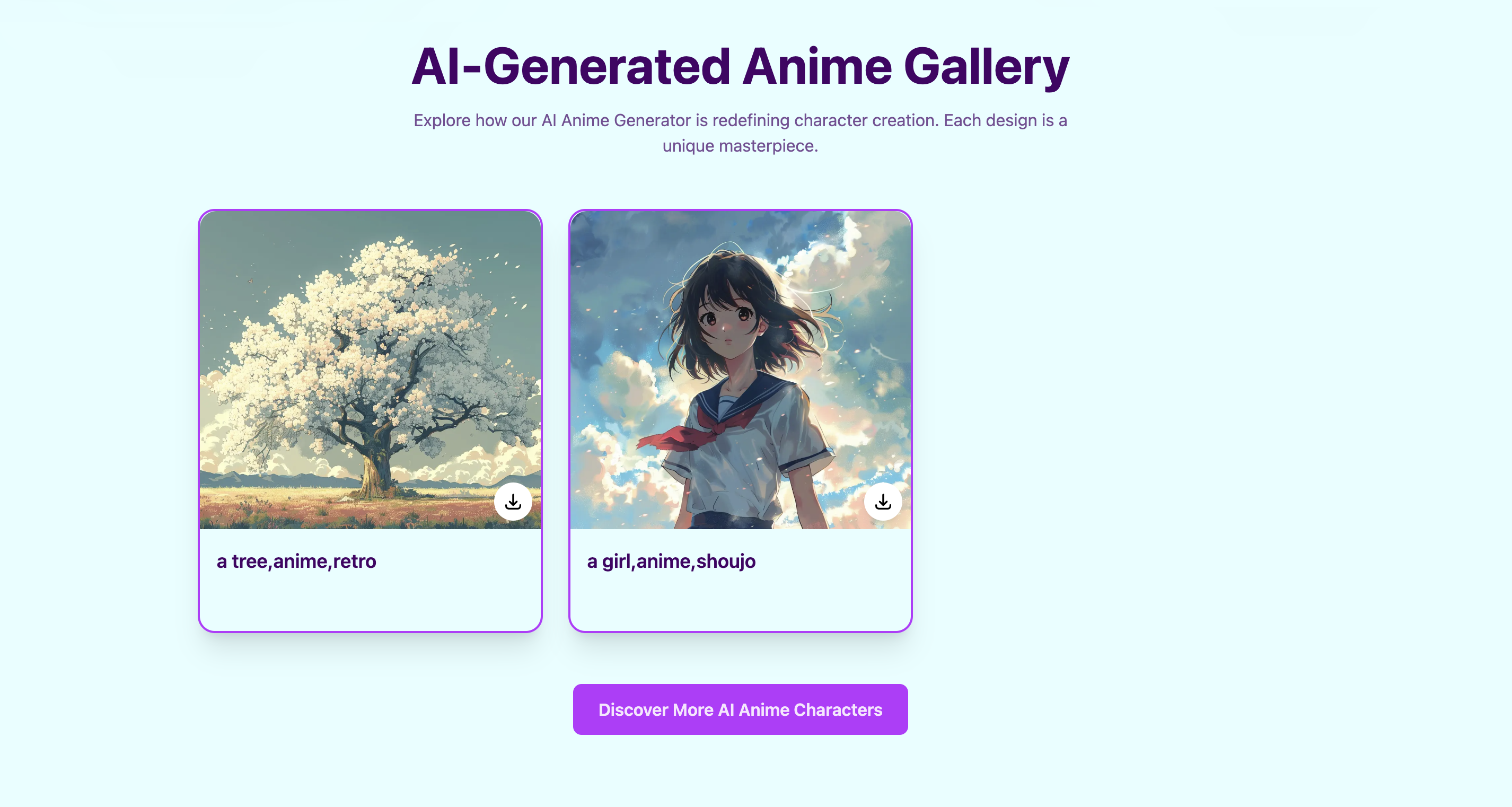 AI Anime Generator gallery image