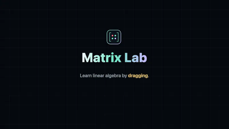 Matrix Lab screenshot 1 (video preview)
