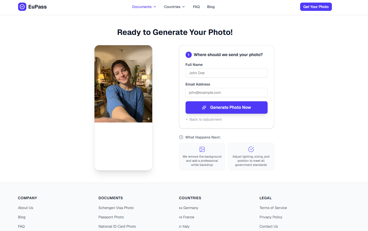 EuPass - Screenshot 4 showing product features and functionality