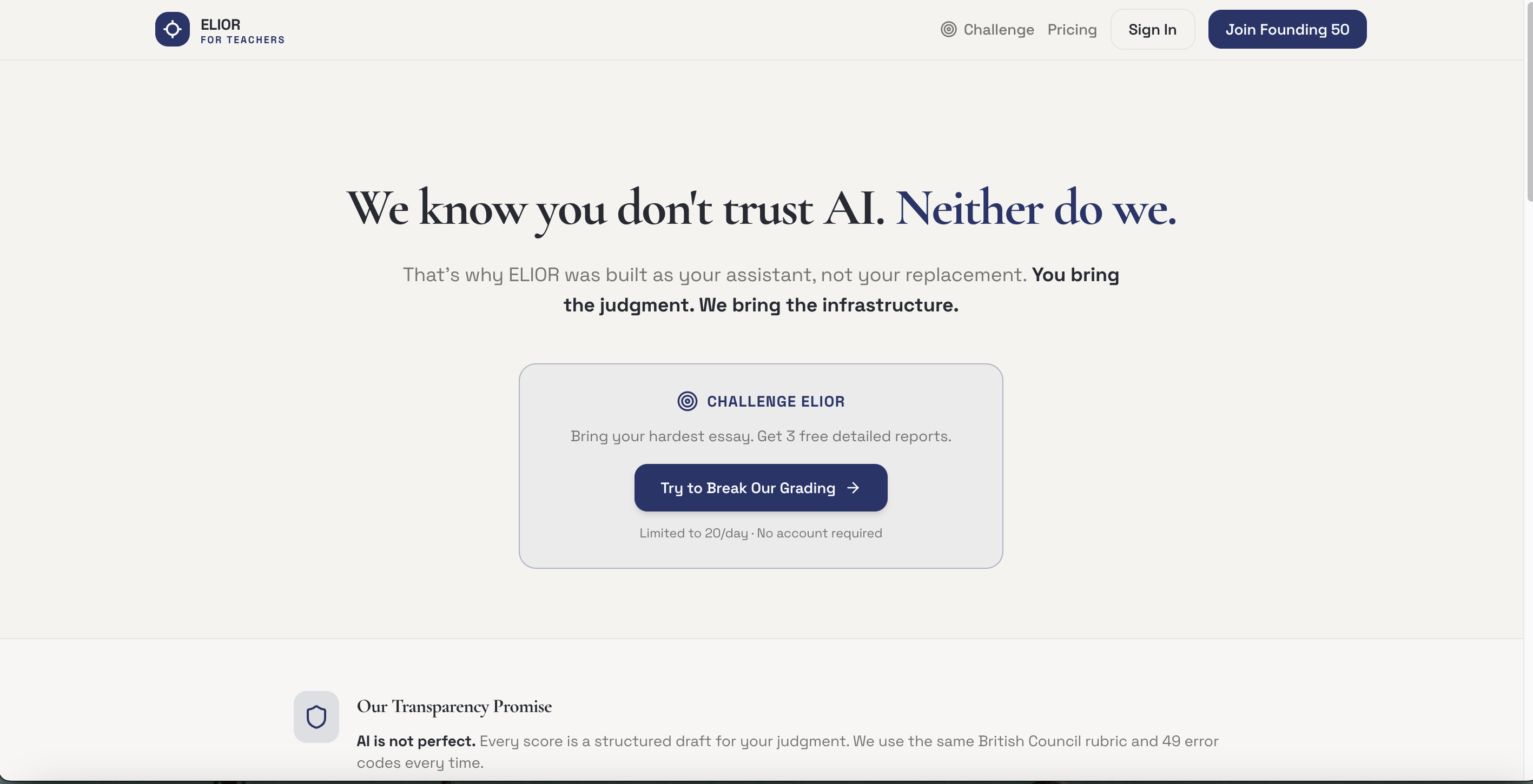 ELIOR for Teachers gallery image