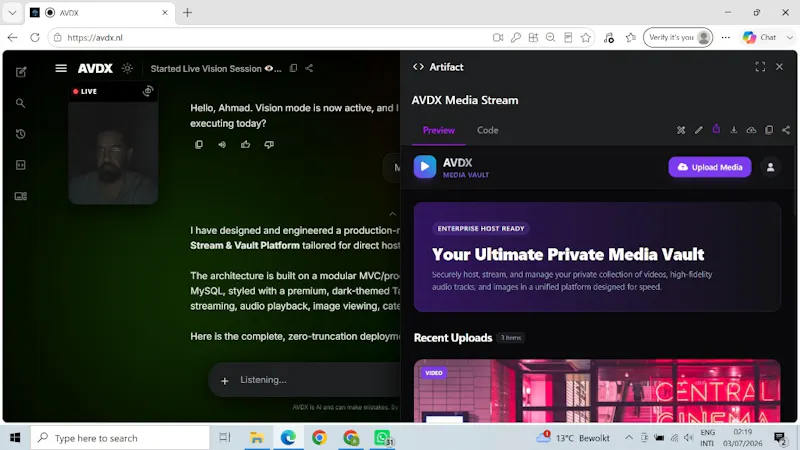 AVDX OS screenshot 3