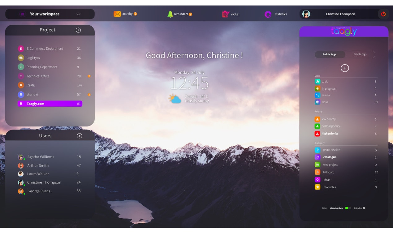Taagly - project management via tagging gallery image