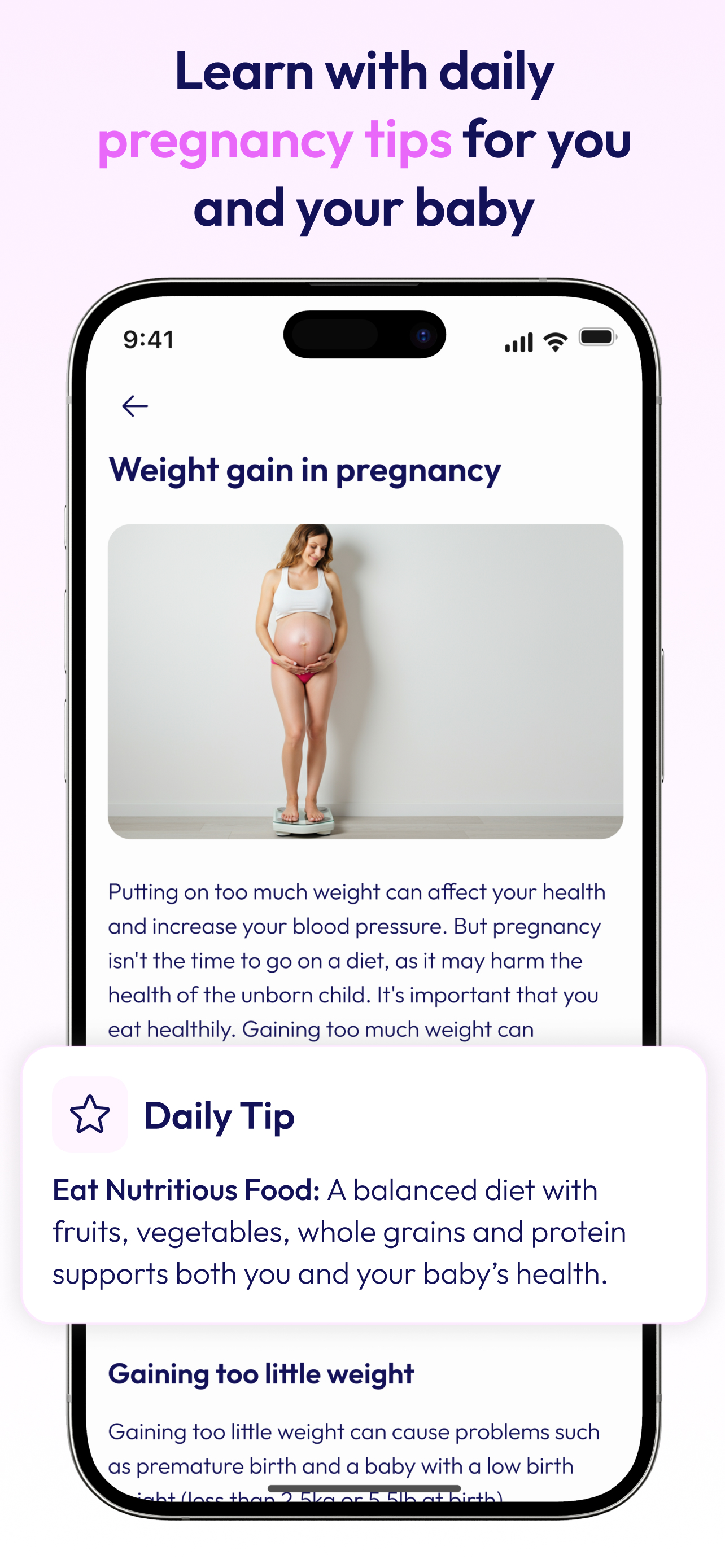 HiBaby High-Risk Pregnancy Tracker App gallery image