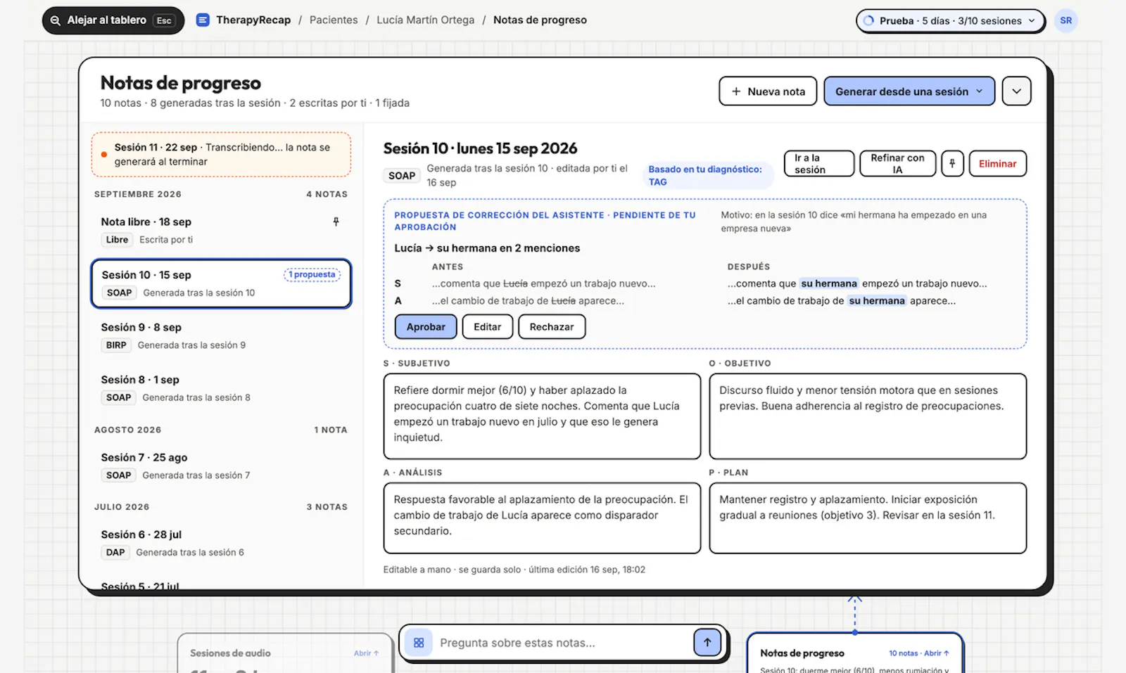TherapyRecap screenshot 8