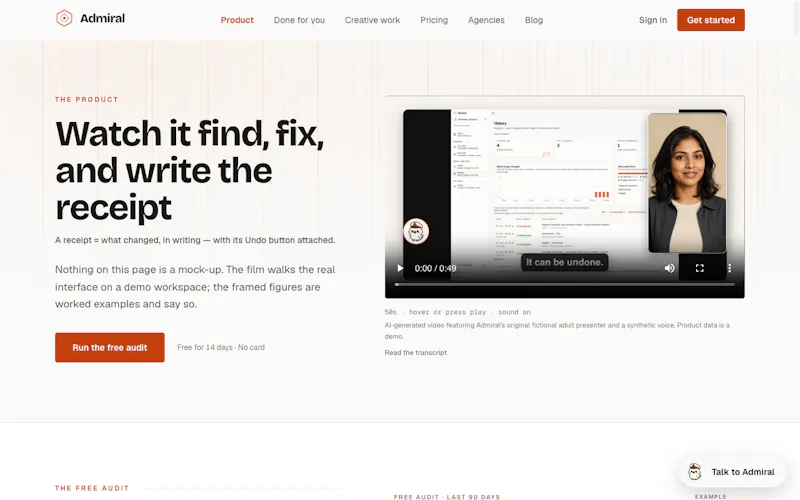 Admiral screenshot 3