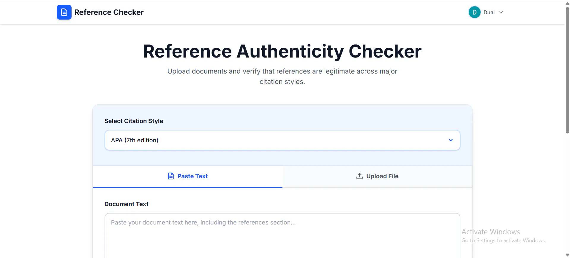 Banner del producto Reference Checker