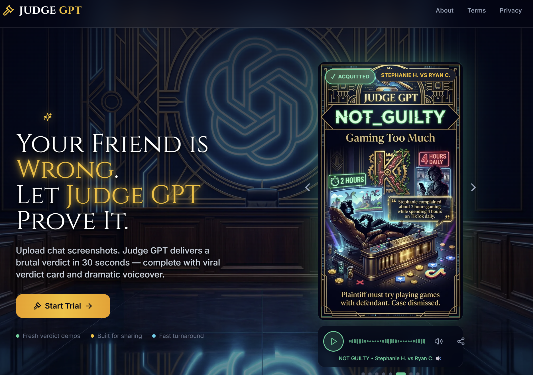 Judge GPT gallery image