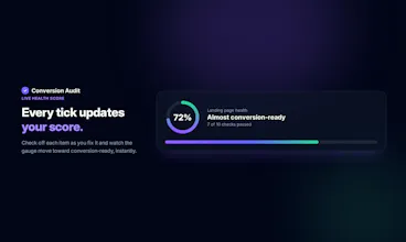 Conversion Audit Toolkit gallery image