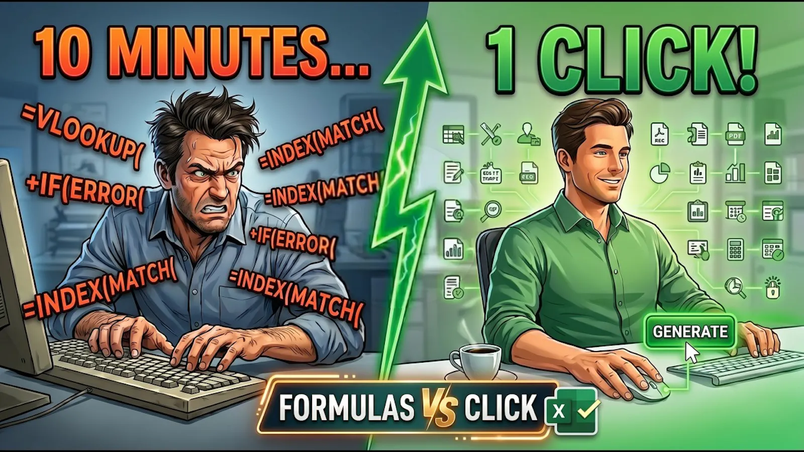 XLclick for Excel screenshot 1 (video preview)