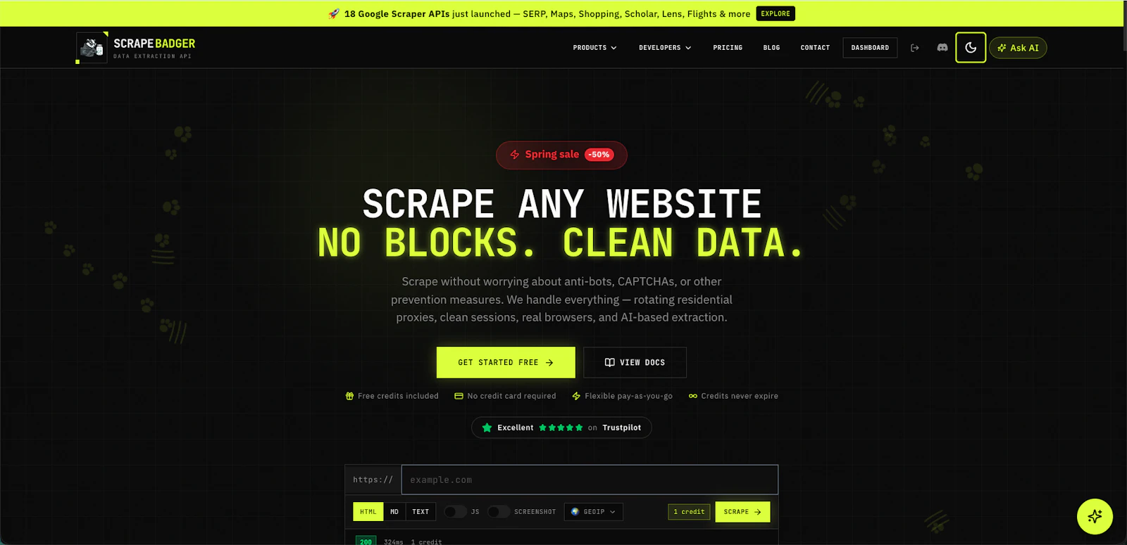 ScrapeBadger - Web Scraping API screenshot 3