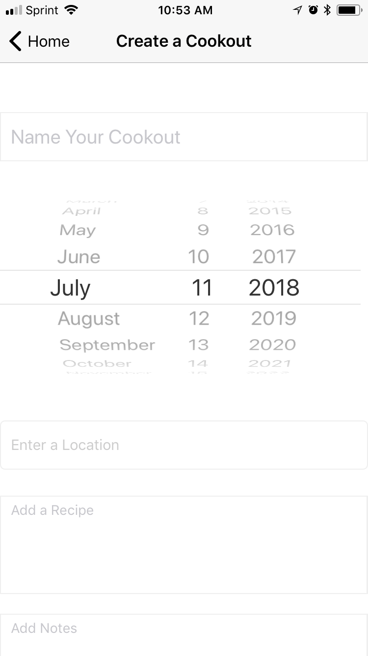 Cookout gallery image