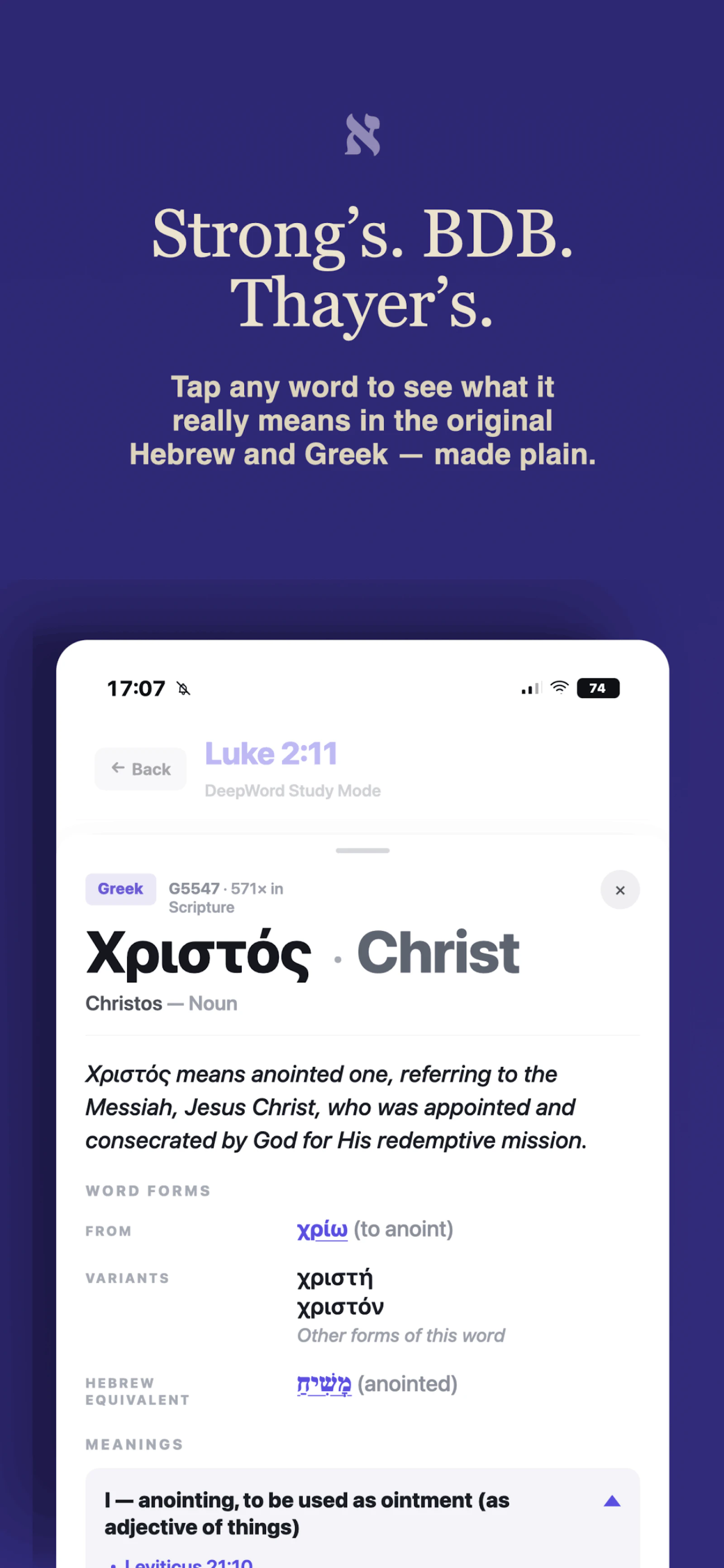 DeepWord Bible screenshot 2
