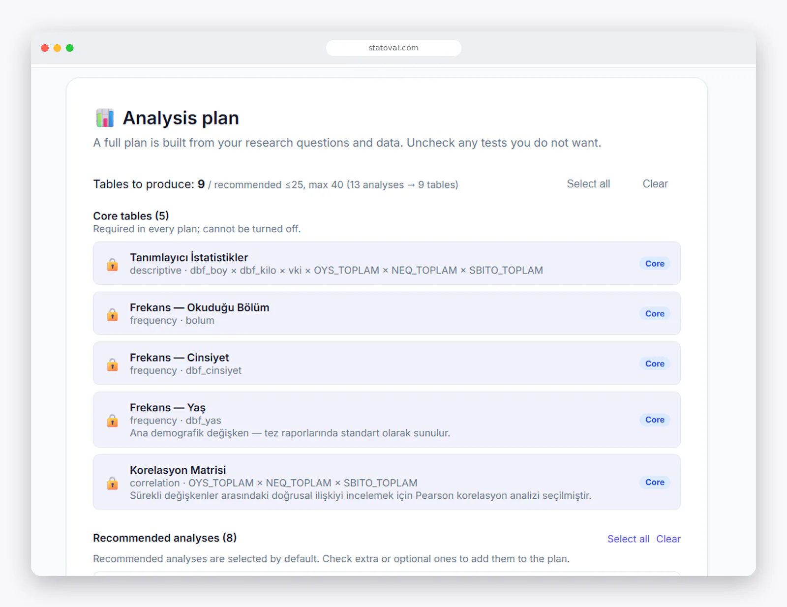 Statovai screenshot 1