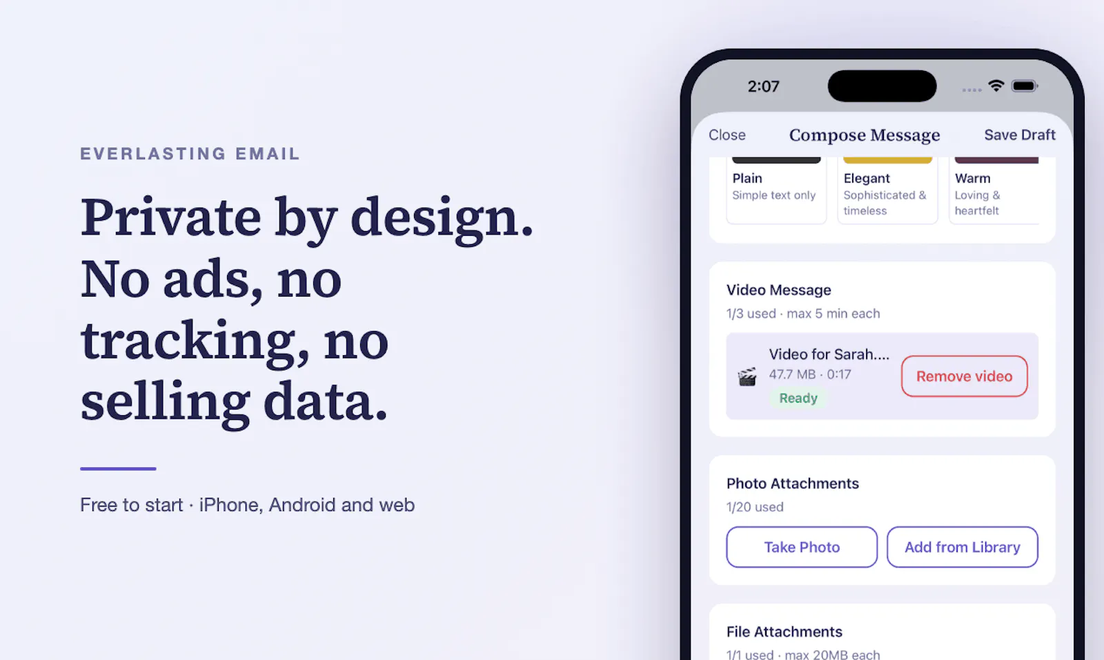 Everlasting Email screenshot 6