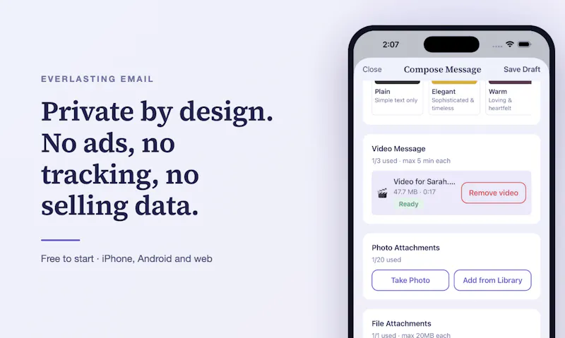 Everlasting Email screenshot 6
