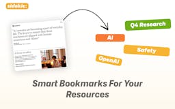 Sidekic: Smart Bookmarks + ChatGPT media 2
