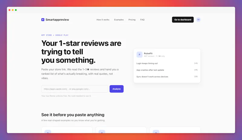 Smartappreview screenshot 2