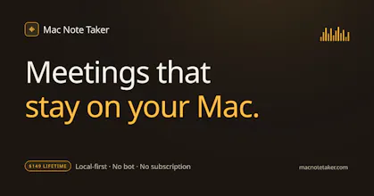 Mac Note Taker gallery image