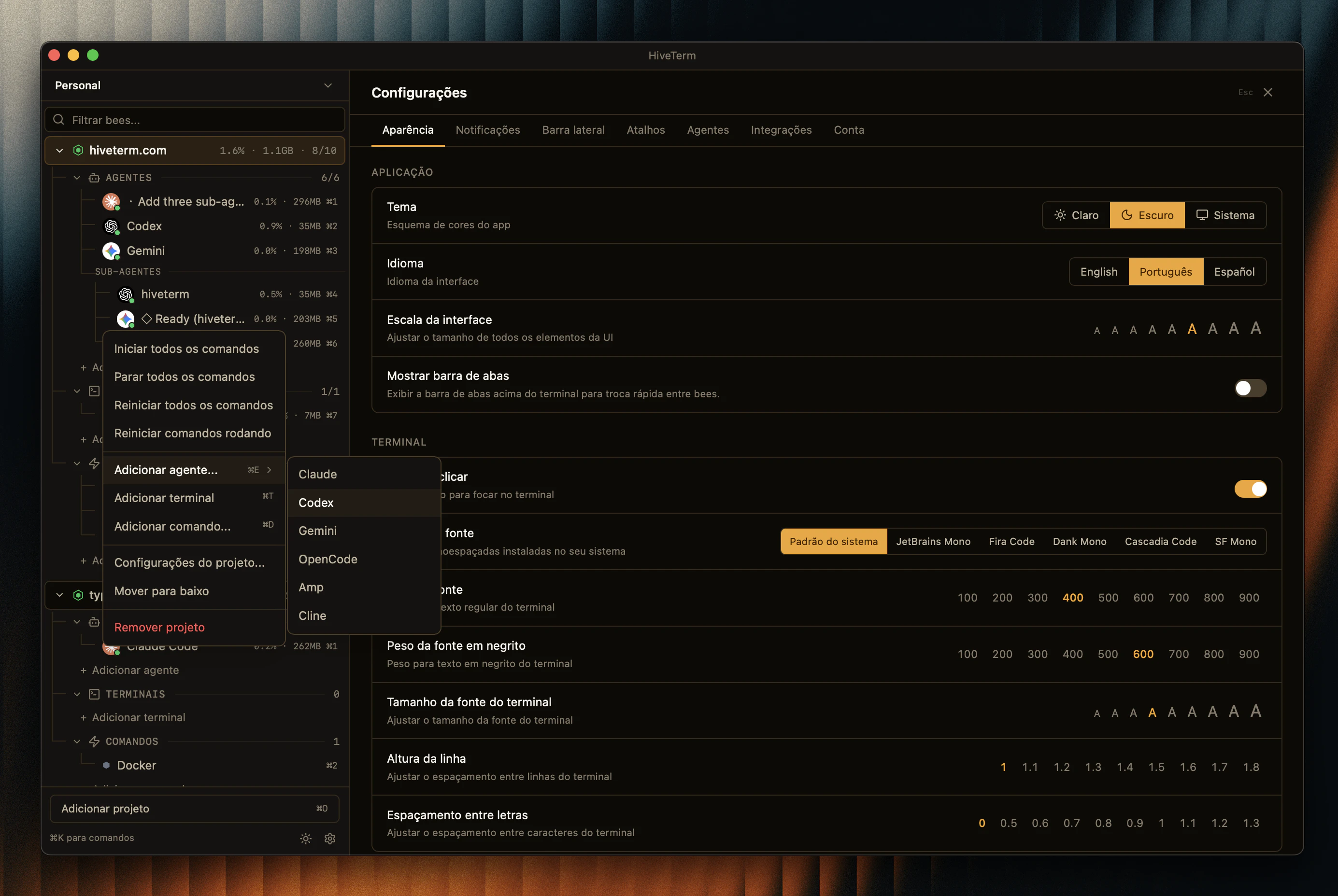 HiveTerm screenshot 5