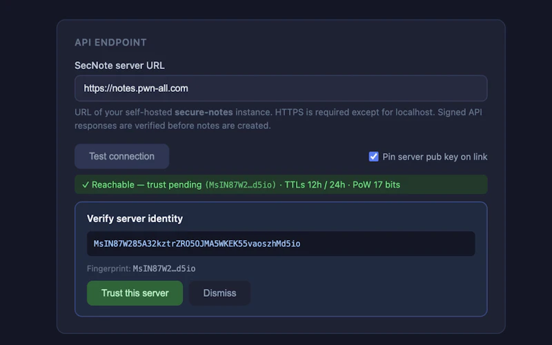 SMP — Secure Message Plugin screenshot 4