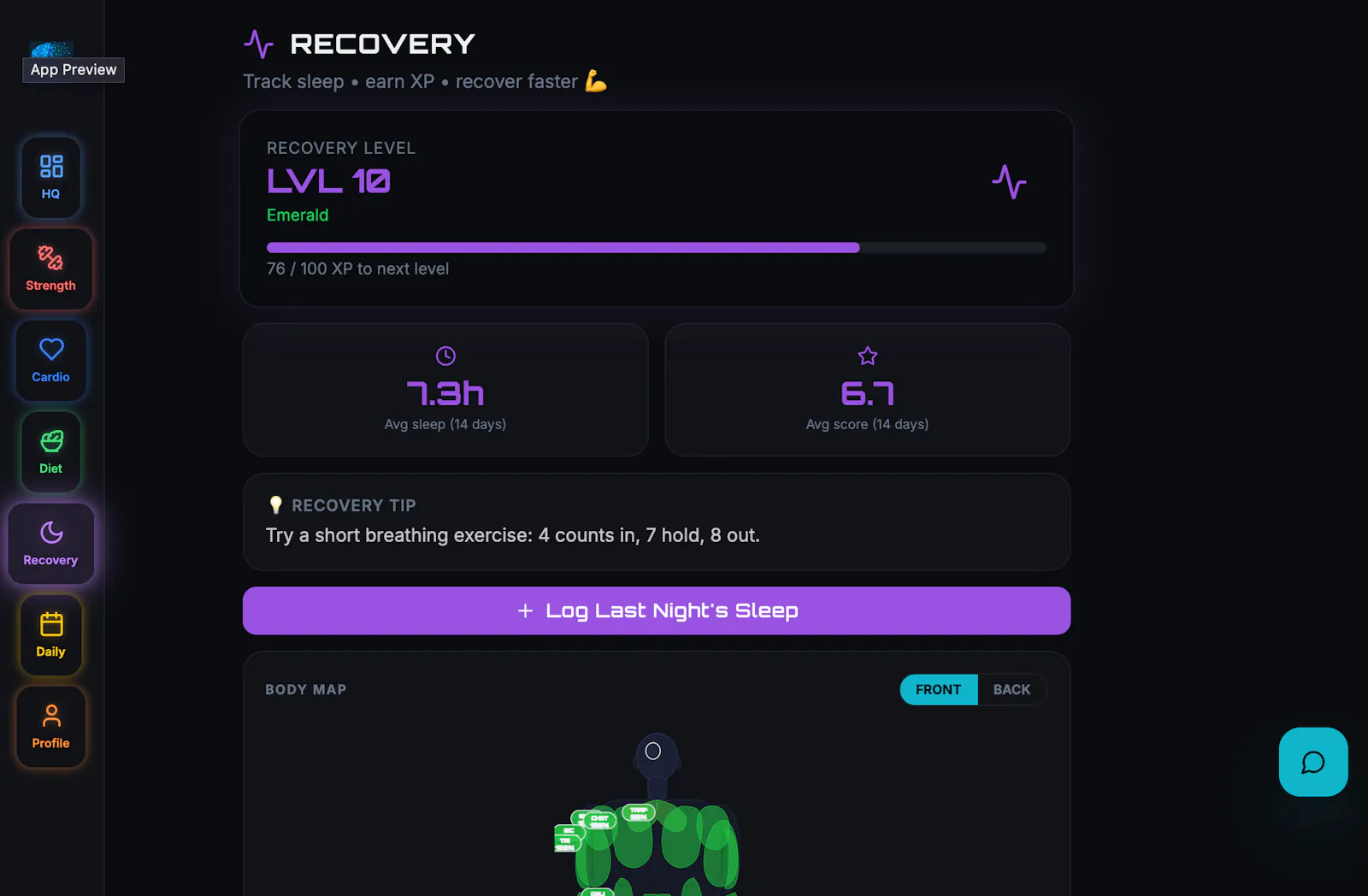 Level Up Fitness AI screenshot 4