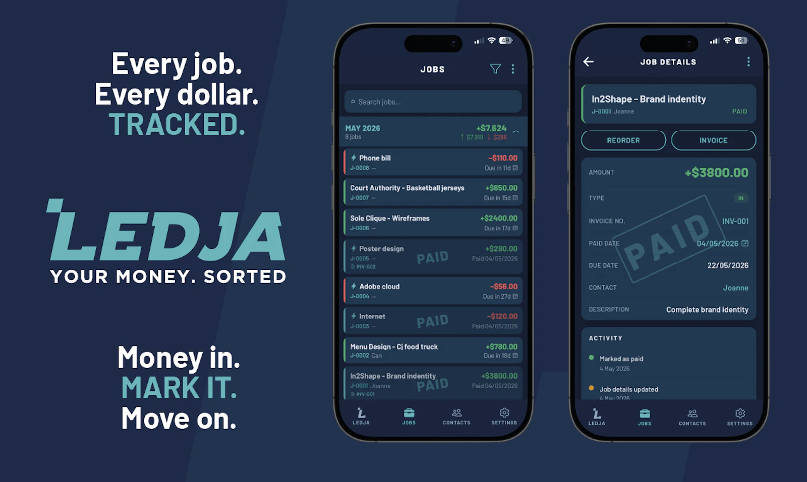 LEDJA — Job & Payment Tracker screenshot 3