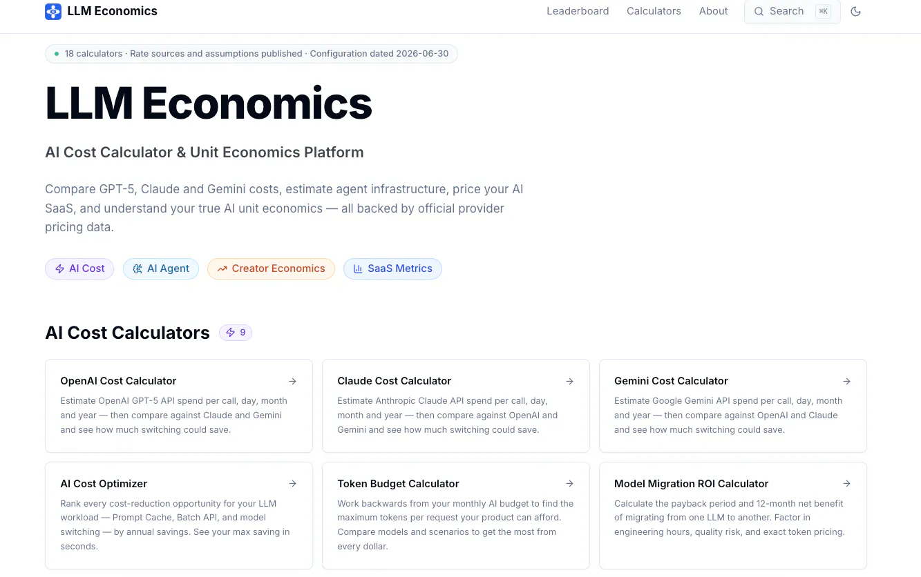 LLM Economics gallery image