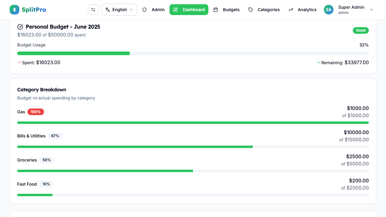 SplitPro - Complete Expense Management gallery image