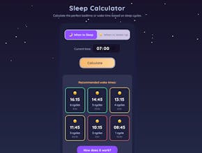 Sleep Calculator gallery image
