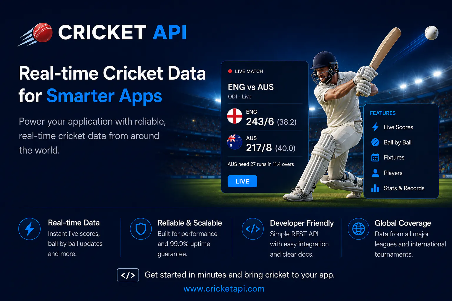 Cricket API gallery image