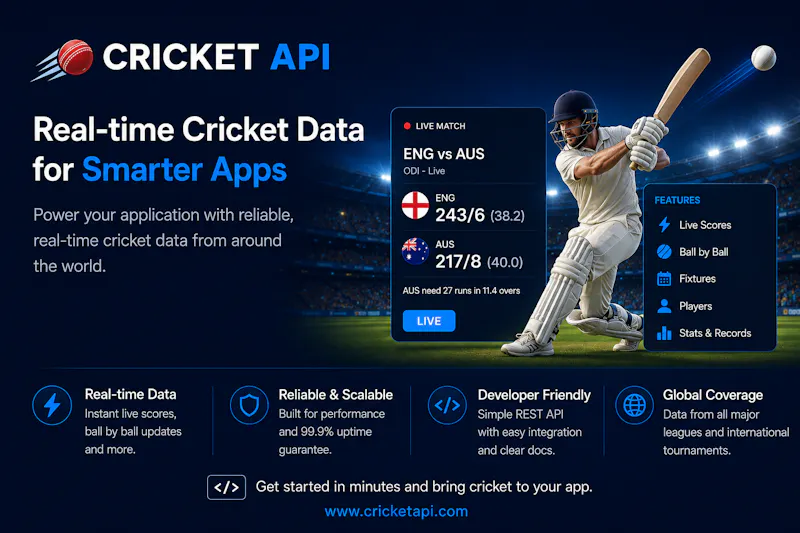 Cricket API screenshot 1