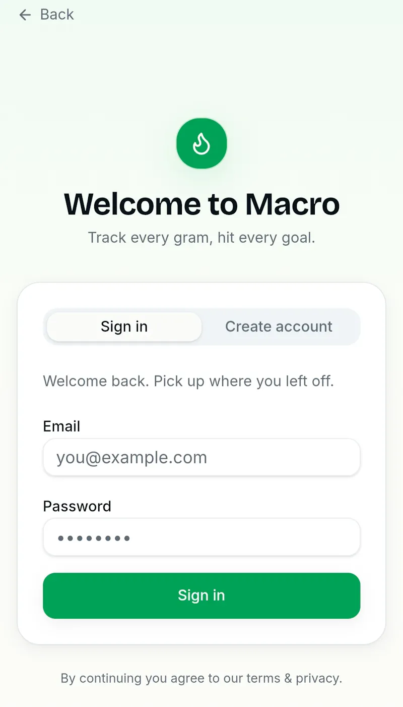 Macro — Track calories, protein, carbs  screenshot 3
