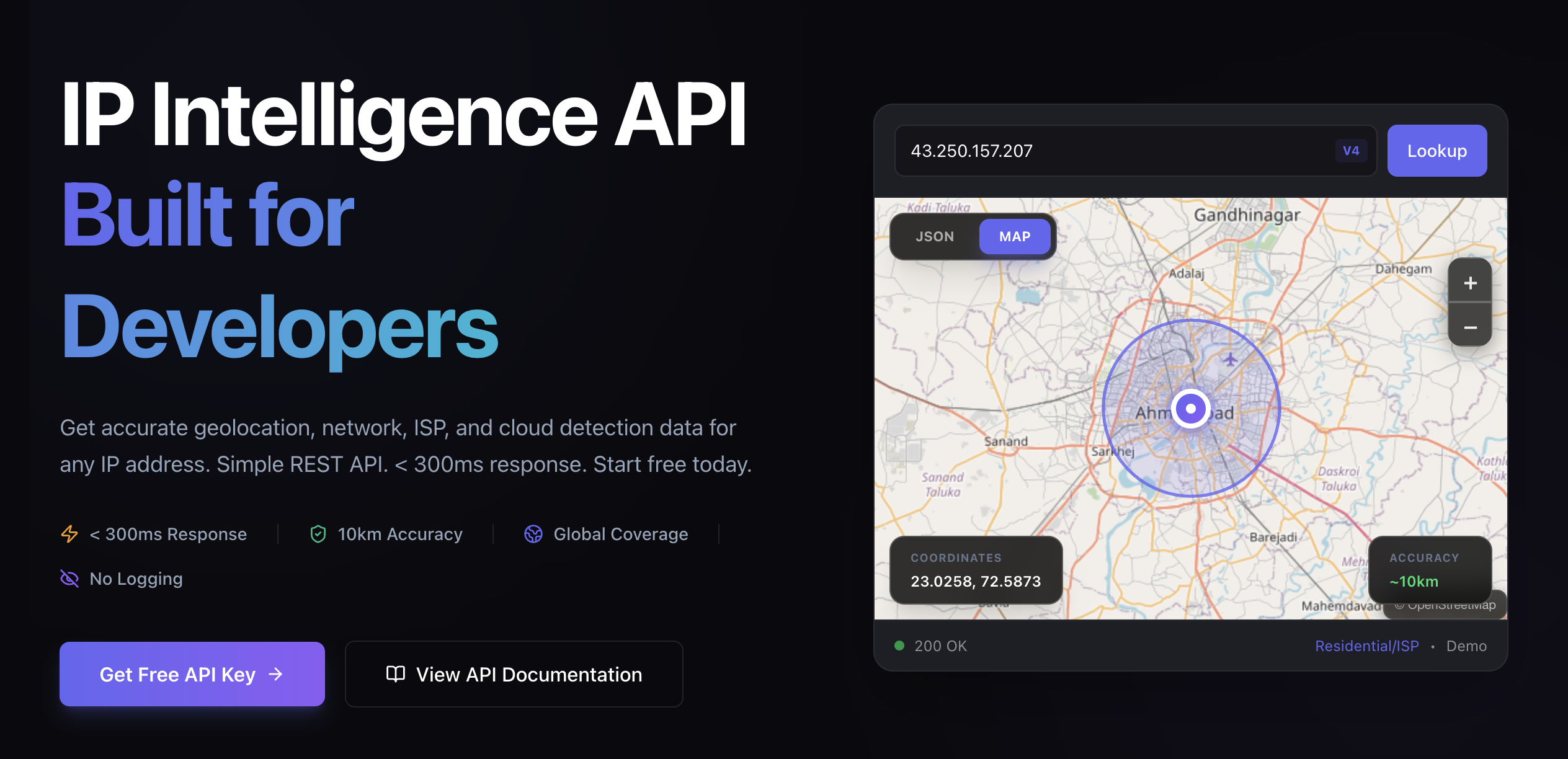 IPWhere - Main product screenshot demonstrating key features and user interface
