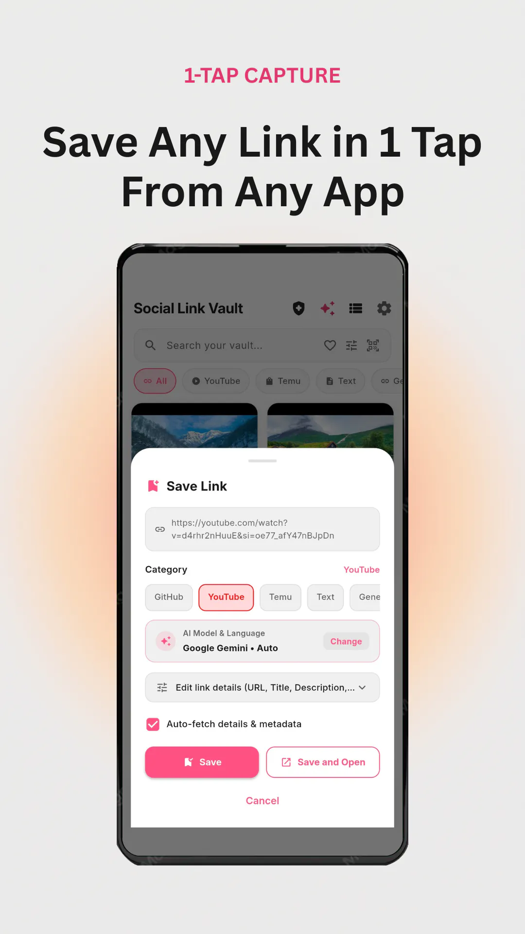 Social Link Vault AI gallery image