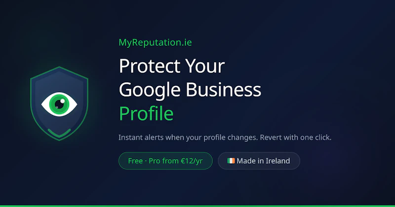 MyReputation.ie screenshot 1