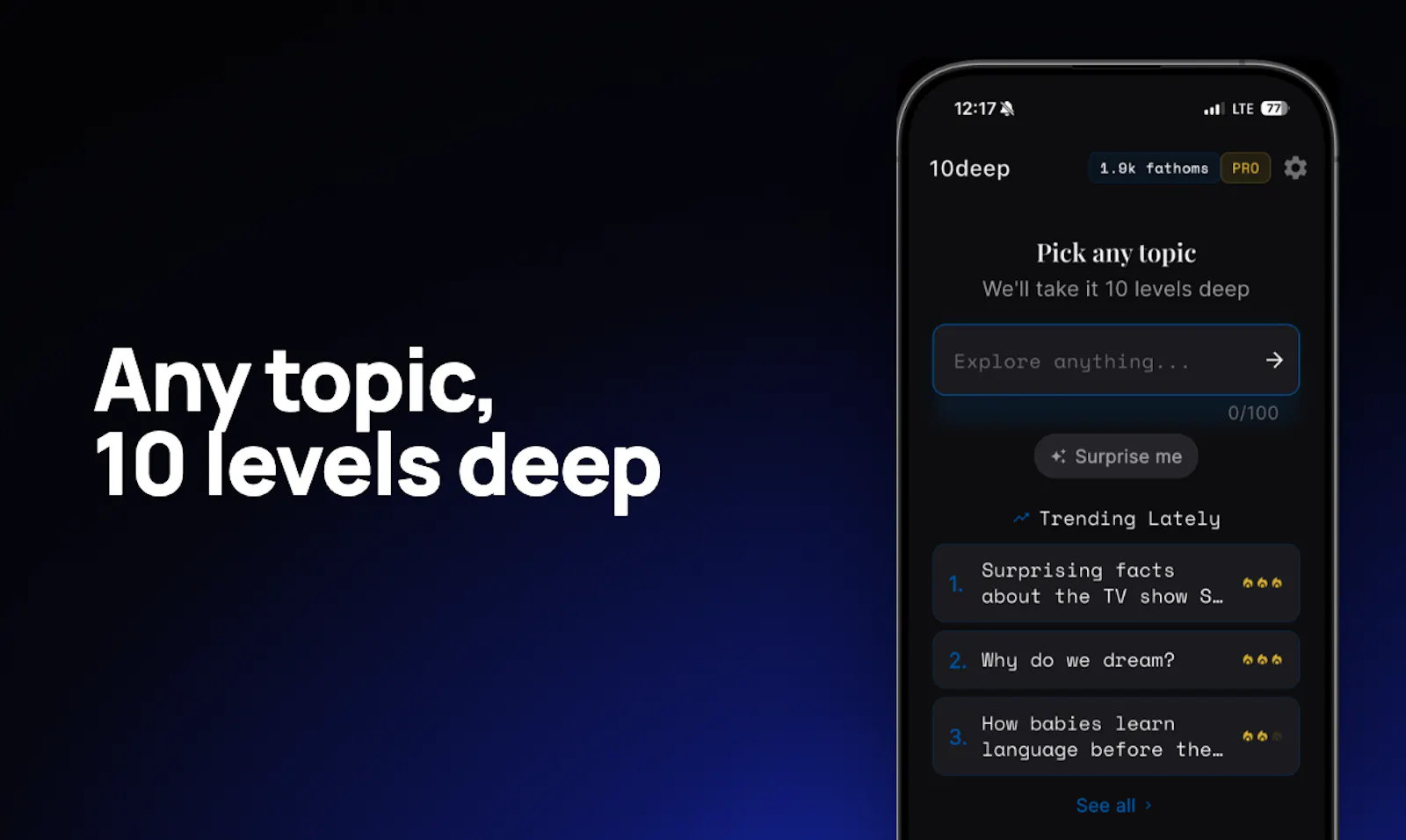 10deep screenshot 2