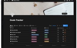 Notion Template - Goals Tracker media 2