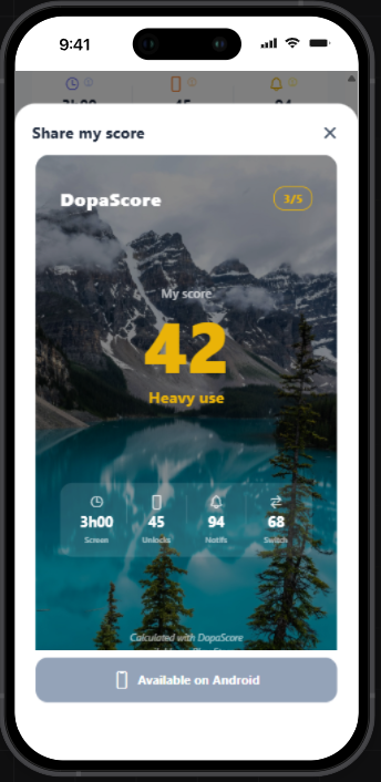 DopaScore gallery image