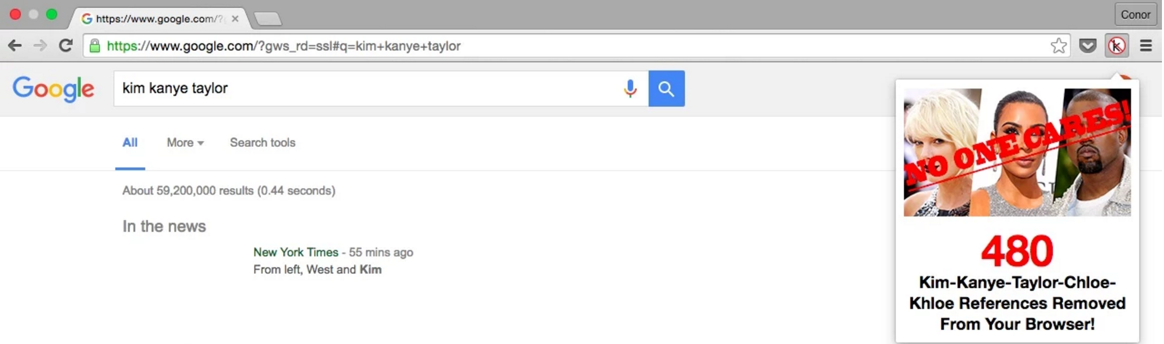 Kim-Kanye-Taylor-Chloe-Khloe Blocker! gallery image