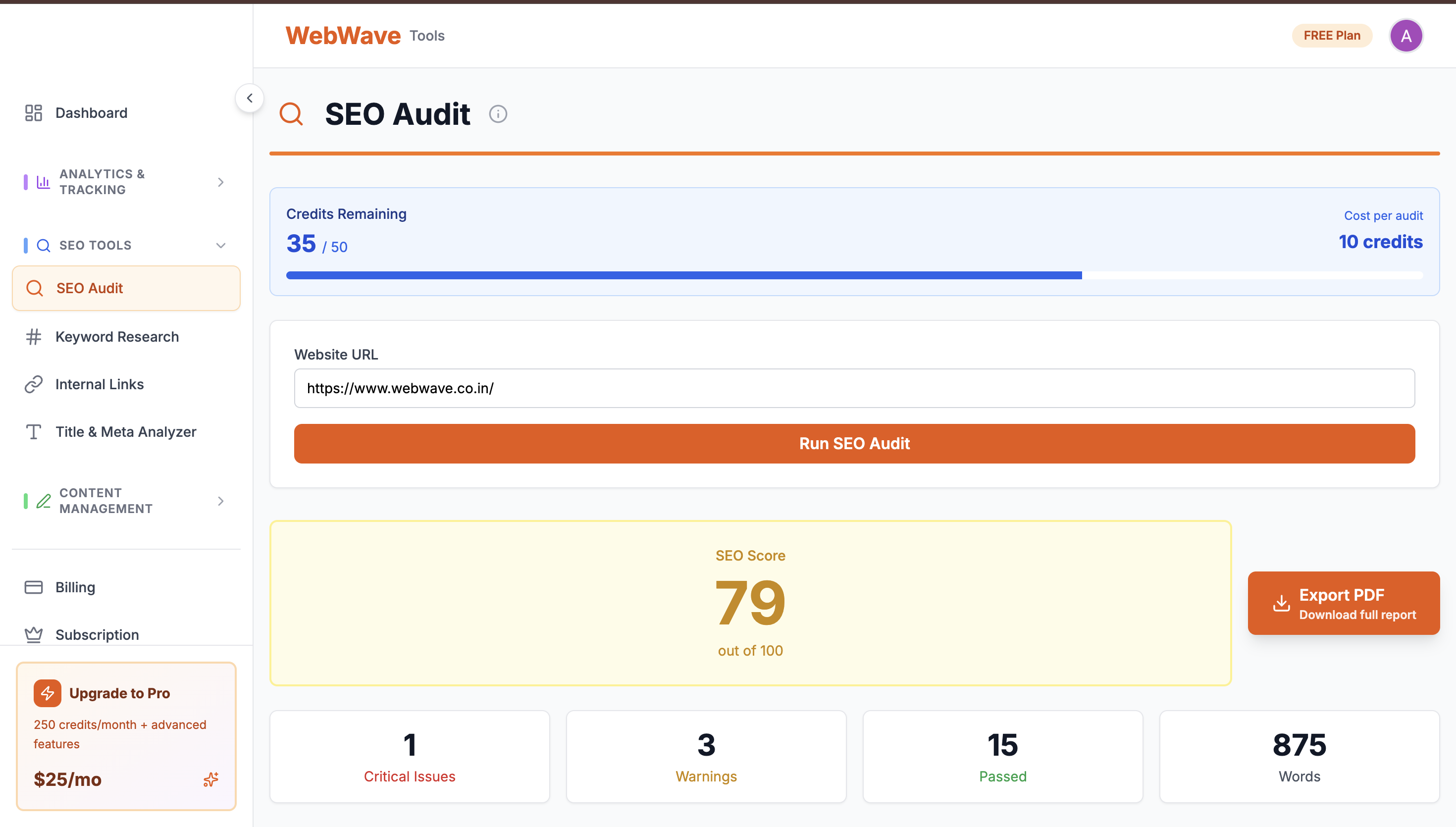 WebWave SEO Tools gallery image