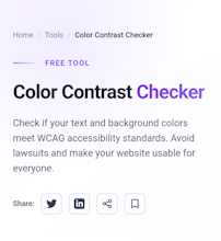 Color Contrast Checker gallery image