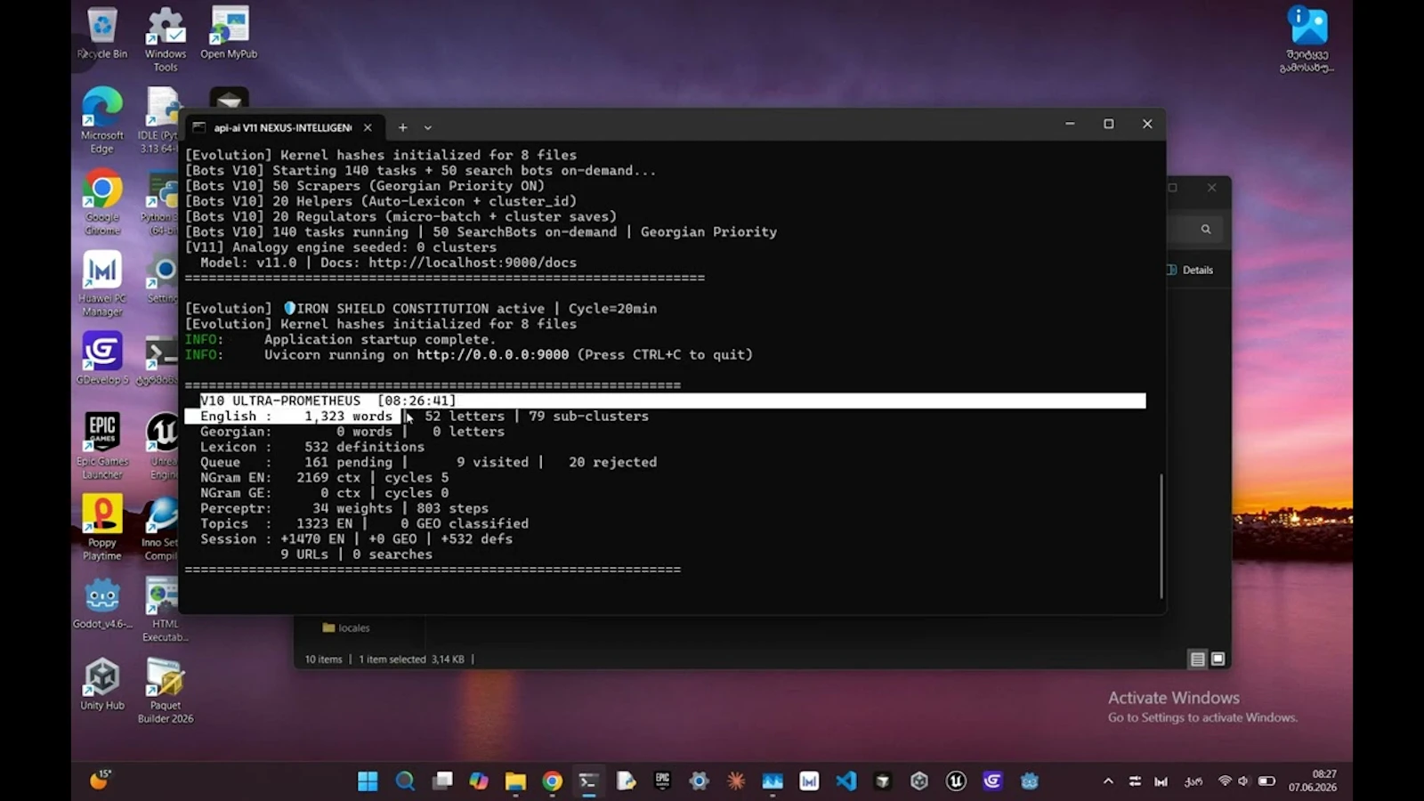 API AI V11 "NEXUS-INTELLIGENCE" screenshot 1 (video preview)