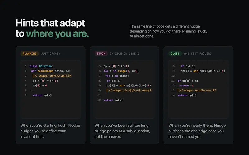 Nudge - AI LeetCode Coach screenshot 4