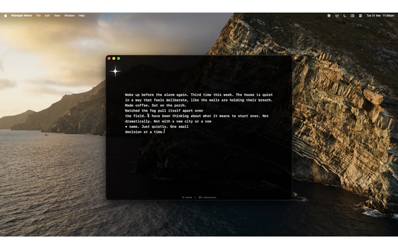 Midnight Writer screenshot 4