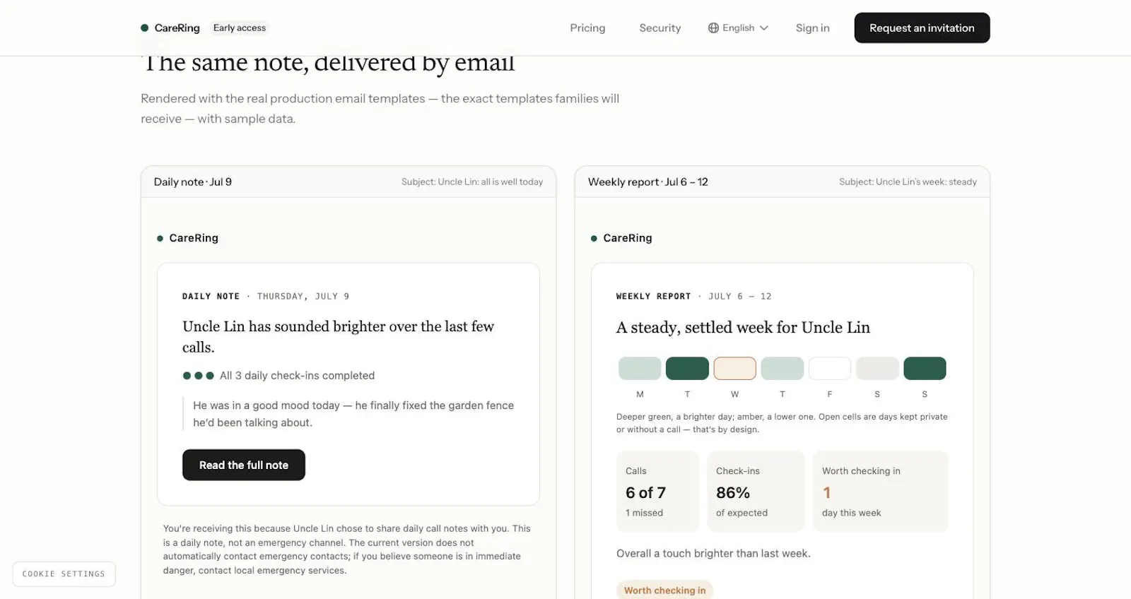 CareRing screenshot 2